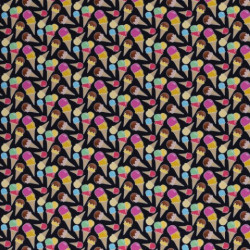 Baumwolle - Eis schwarz